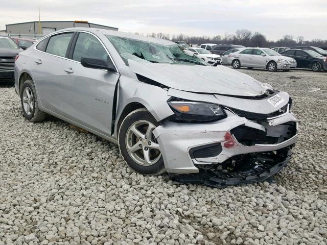 1G1ZB5ST7JF291111 - 2018 CHEVROLET MALIBU LS SILVER photo 1