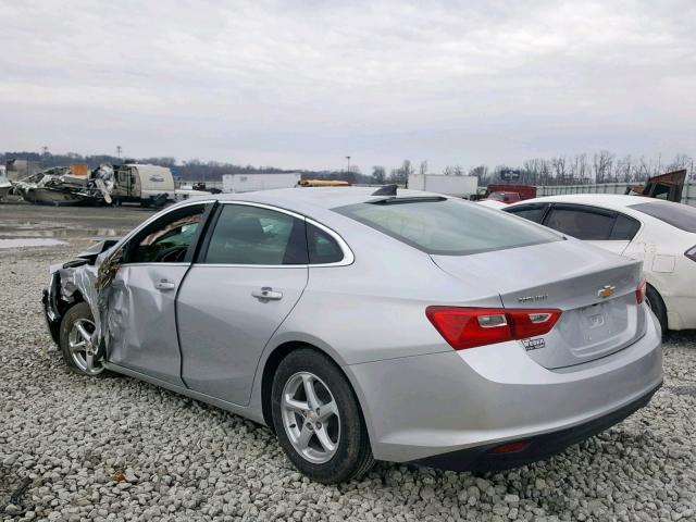 1G1ZB5ST7JF291111 - 2018 CHEVROLET MALIBU LS SILVER photo 3