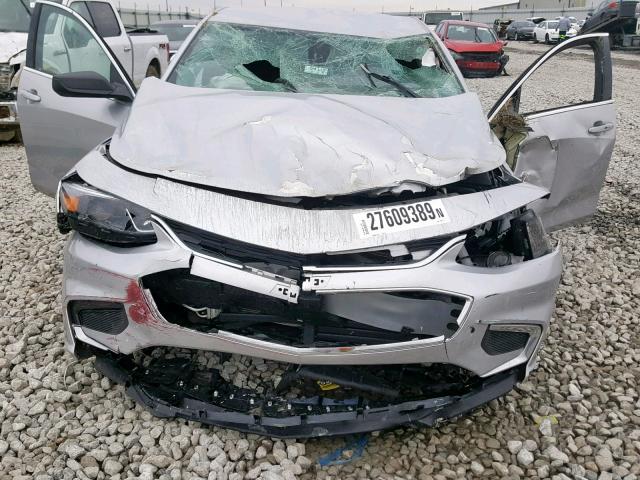 1G1ZB5ST7JF291111 - 2018 CHEVROLET MALIBU LS SILVER photo 7