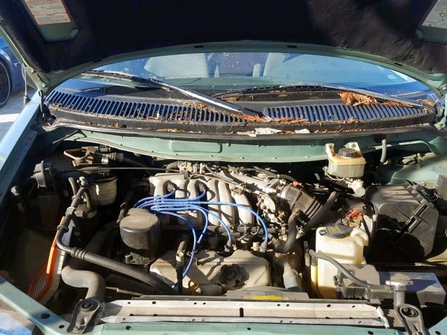 4N2DN1118VD838421 - 1997 NISSAN QUEST XE GREEN photo 7