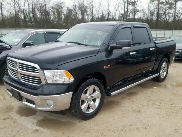 1C6RR6LM0FS534988 - 2015 RAM 1500 SLT შავი ფოტო 2