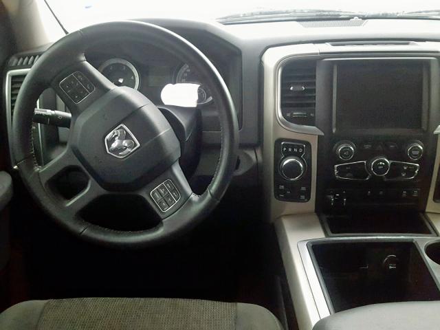 1C6RR6LM0FS534988 - 2015 RAM 1500 SLT შავი ფოტო 9