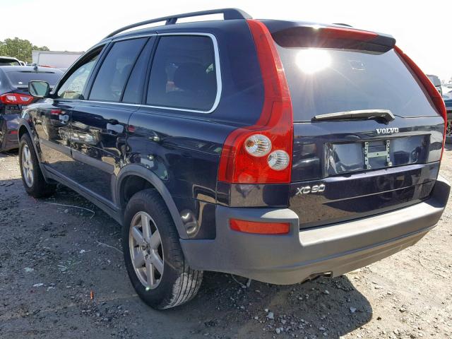 YV4CY592661272897 - 2006 VOLVO XC90 BLACK photo 3