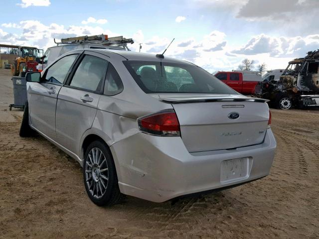 1FAHP3GN2AW168325 - 2010 FORD FOCUS SES SILVER photo 3