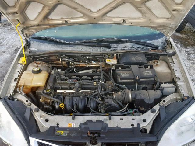 1FAFP34NX7W269309 - 2007 FORD FOCUS ZX4 TAN photo 7