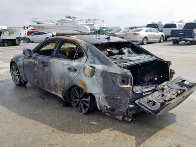 JTHBK262882080492 - 2008 LEXUS IS 250 BURN photo 3