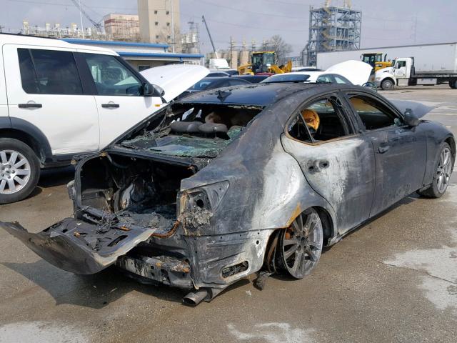 JTHBK262882080492 - 2008 LEXUS IS 250 BURN photo 4