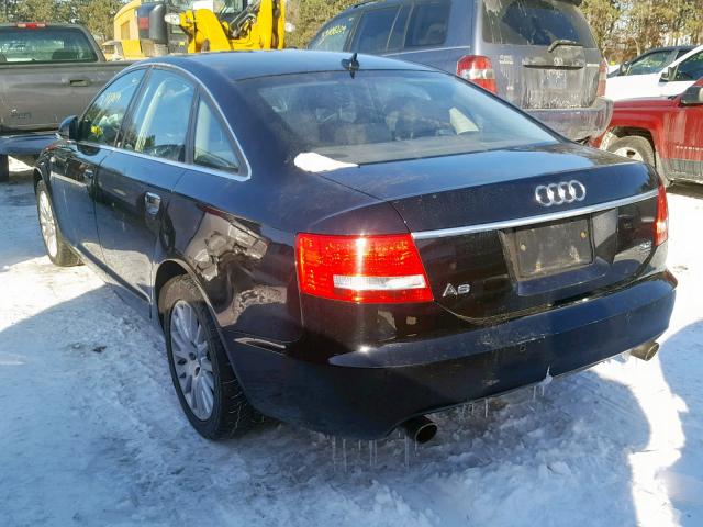 WAUDH74F77N095054 - 2007 AUDI A6 3.2 QUA BLACK photo 3