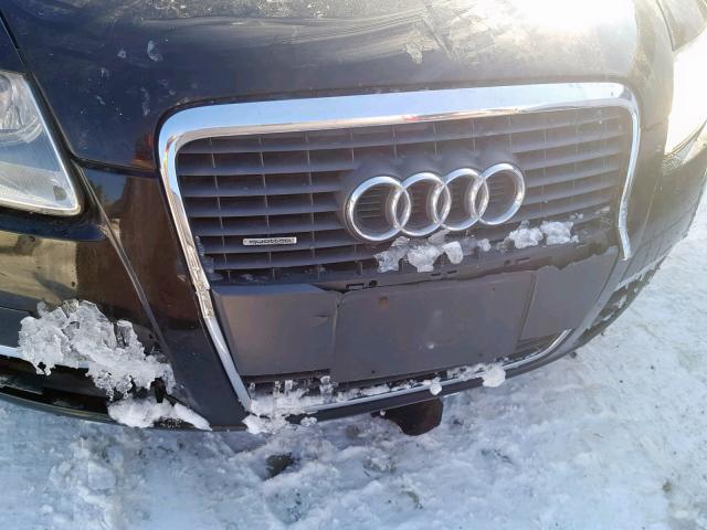 WAUDH74F77N095054 - 2007 AUDI A6 3.2 QUA BLACK photo 9