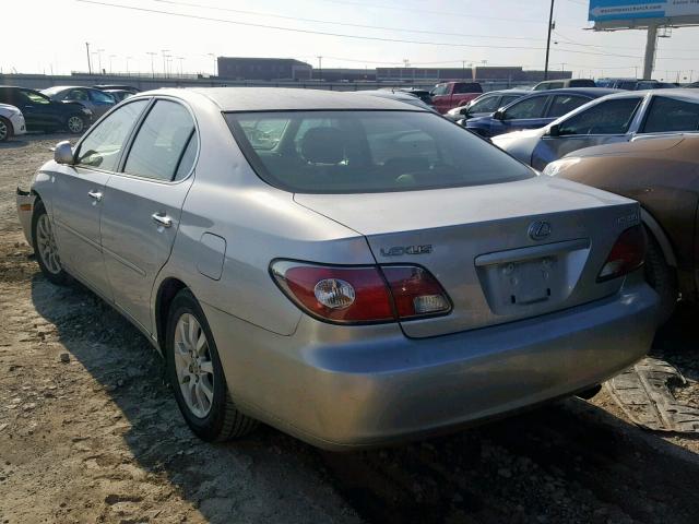 JTHBA30G540008779 - 2004 LEXUS ES 330 SILVER photo 3