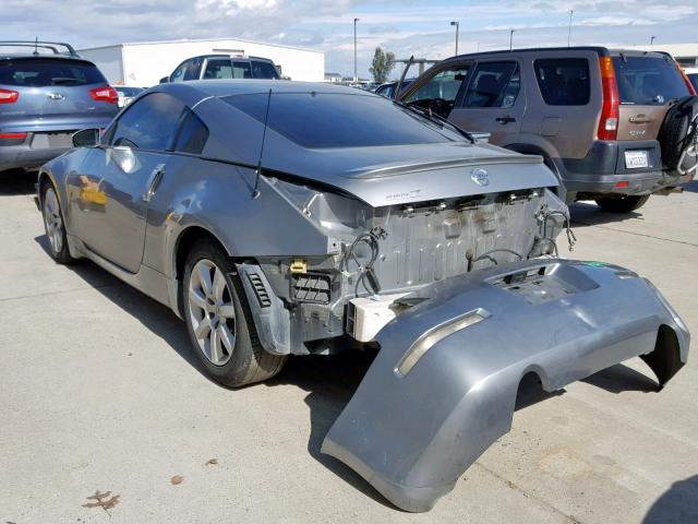 JN1AZ34E74T052945 - 2004 NISSAN 350Z COUPE GRAY photo 3