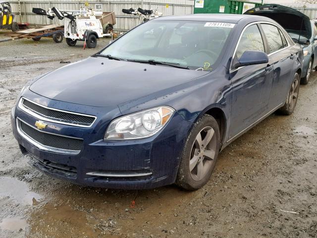 1G1ZJ57B79F125105 - 2009 CHEVROLET MALIBU 2LT BLUE photo 2