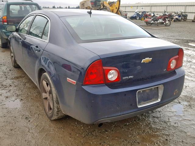 1G1ZJ57B79F125105 - 2009 CHEVROLET MALIBU 2LT BLUE photo 3