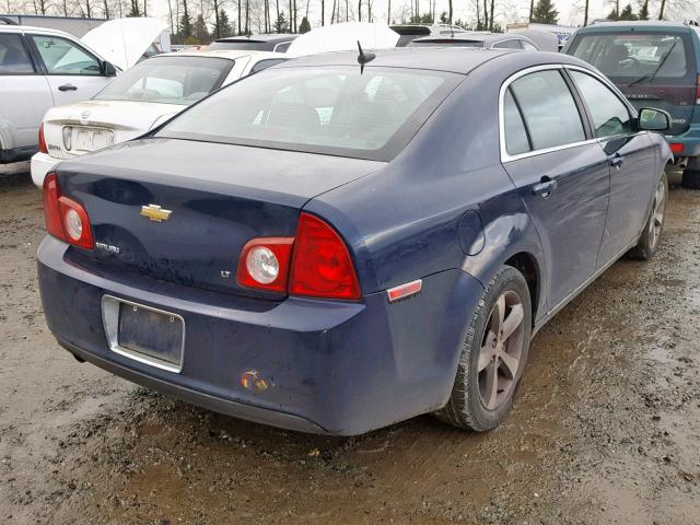 1G1ZJ57B79F125105 - 2009 CHEVROLET MALIBU 2LT BLUE photo 4