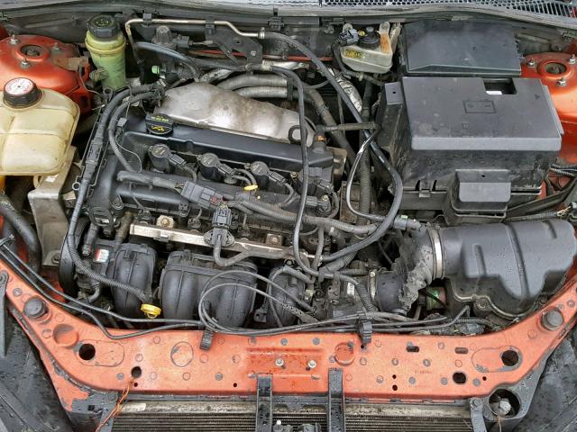 3FAFP37N05R119060 - 2005 FORD FOCUS ZX5 ORANGE photo 7