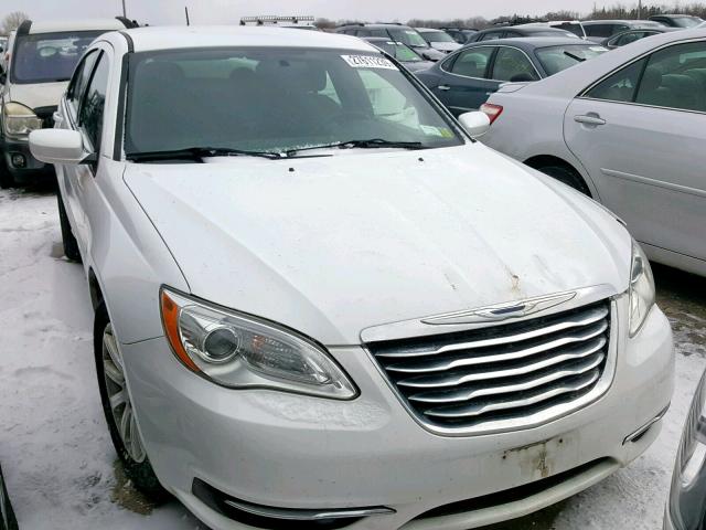 1C3BC1FG6BN553448 - 2011 CHRYSLER 200 TOURIN WHITE photo 1