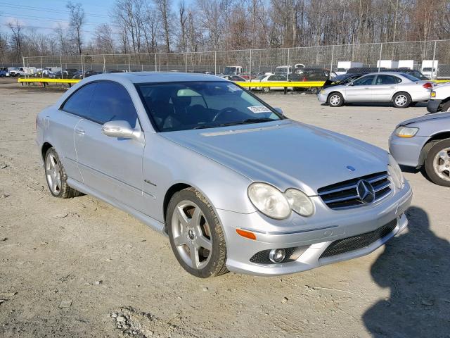 WDBTJ72H67F216351 - 2007 MERCEDES-BENZ CLK 550 SILVER photo 1