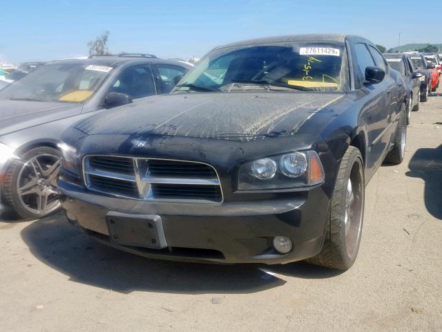 2B3CA3CV8AH263659 - 2010 DODGE CHARGER SX BLACK photo 2