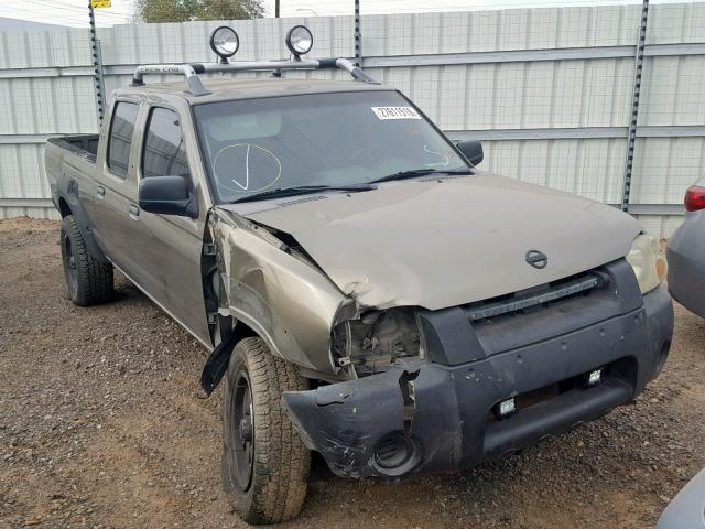 1N6MD29Y92C394574 - 2002 NISSAN FRONTIER C BROWN photo 1