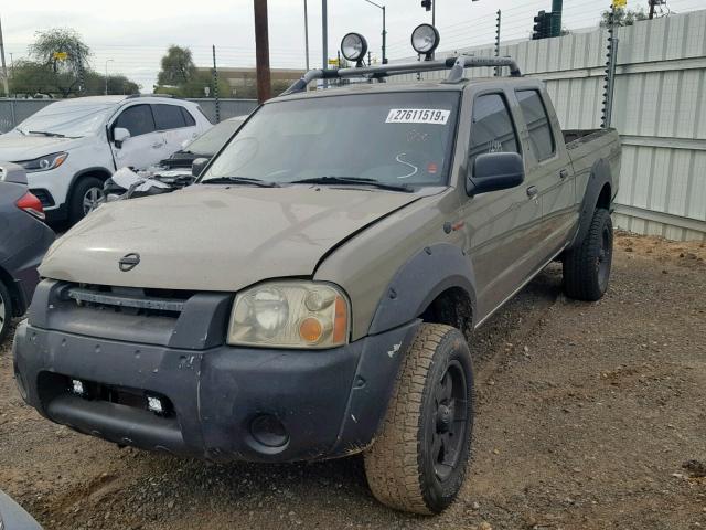 1N6MD29Y92C394574 - 2002 NISSAN FRONTIER C BROWN photo 2