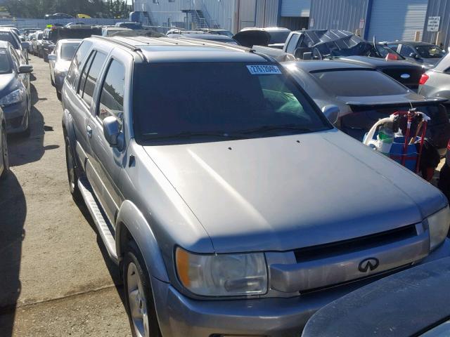 JNRDR07Y11W103123 - 2001 INFINITI QX4 SILVER photo 1