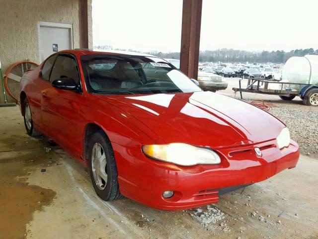 2G1WX12K049209589 - 2004 CHEVROLET MONTE CARL RED photo 1