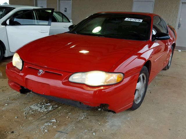 2G1WX12K049209589 - 2004 CHEVROLET MONTE CARL RED photo 2