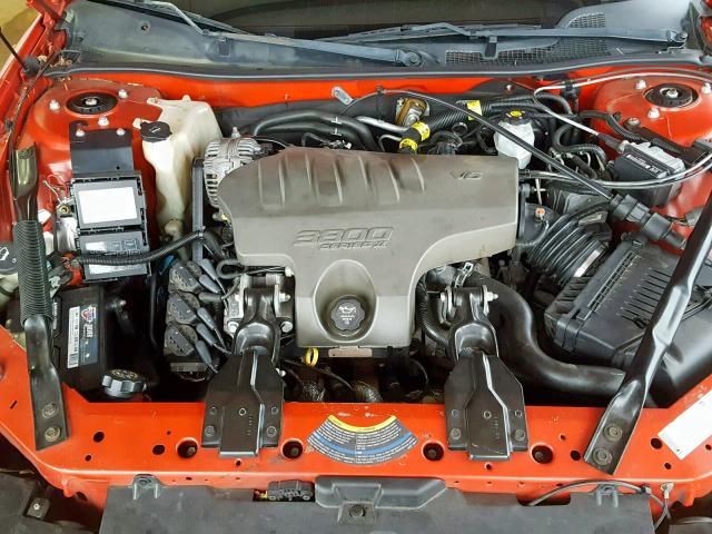 2G1WX12K049209589 - 2004 CHEVROLET MONTE CARL RED photo 7