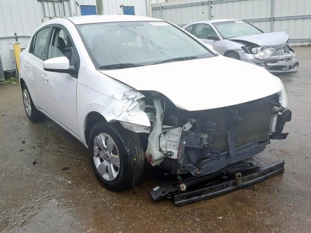 3N1AB6AP1CL638152 - 2012 NISSAN SENTRA 2.0 WHITE photo 1