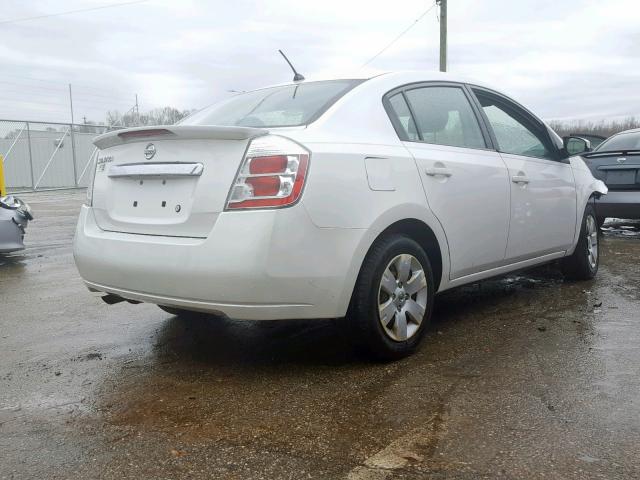 3N1AB6AP1CL638152 - 2012 NISSAN SENTRA 2.0 WHITE photo 4