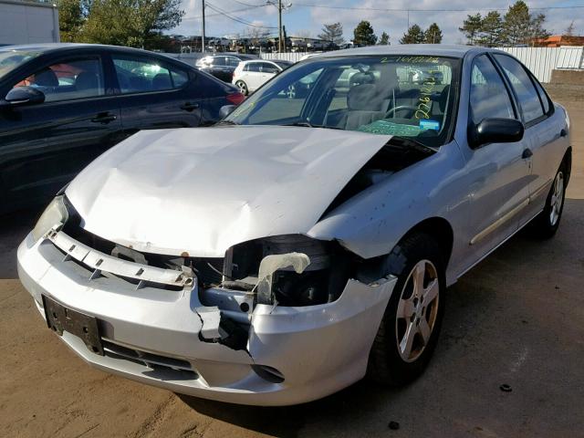 1G1JF52F247370003 - 2004 CHEVROLET CAVALIER L SILVER photo 2