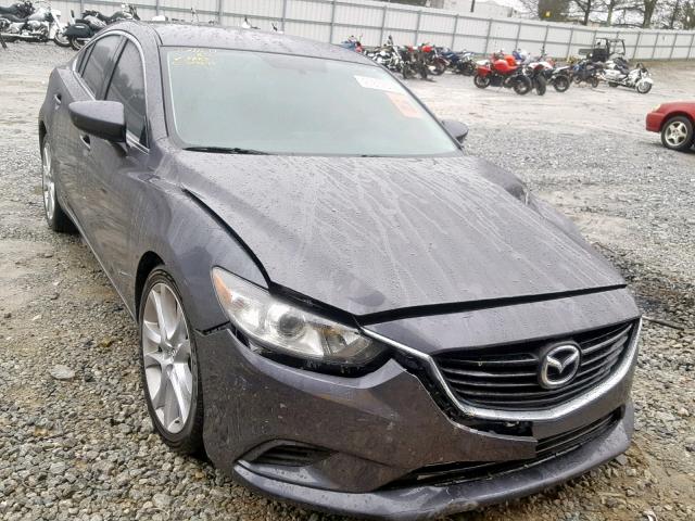 JM1GJ1V54G1433783 - 2016 MAZDA 6 TOURING GRAY photo 1