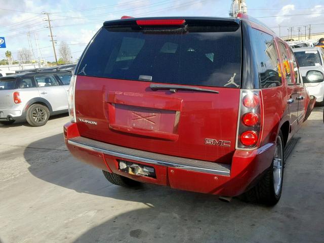 1GKFK63807J326978 - 2007 GMC YUKON DENA RED photo 4