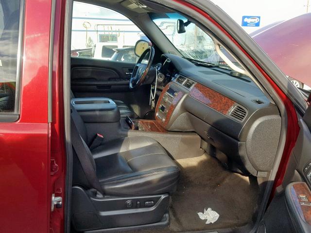 1GKFK63807J326978 - 2007 GMC YUKON DENA RED photo 5