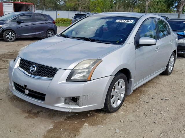 3N1AB6AP5BL658628 - 2011 NISSAN SENTRA 2.0 SILVER photo 2