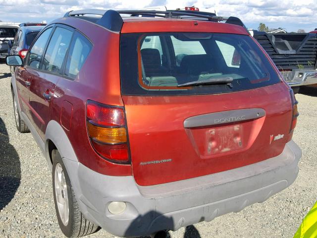 5Y2SM64833Z400053 - 2003 PONTIAC VIBE RED photo 3