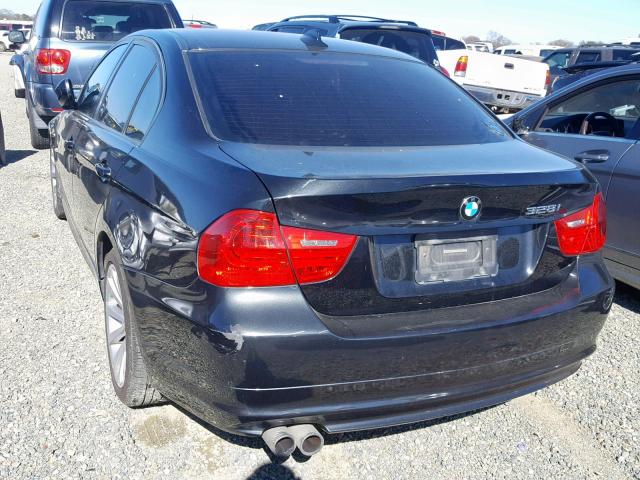 WBAPH5C52BA444387 - 2011 BMW 328 I SULE BLACK photo 3