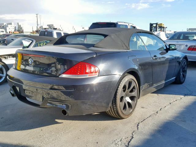 WBAEK73415B328706 - 2005 BMW 645 CI AUT BLACK photo 4