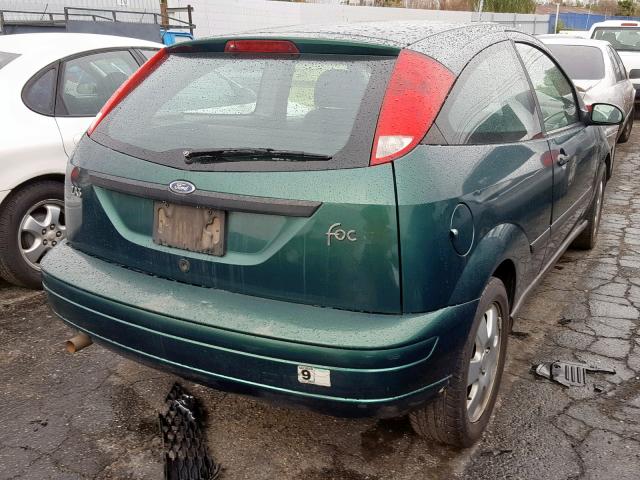 3FAFP31331R239288 - 2001 FORD FOCUS ZX3 BLACK photo 4