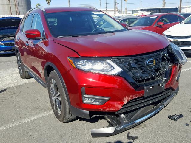 5N1ET2MT9JC825754 - 2018 NISSAN ROGUE SV H RED photo 1