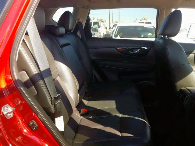 5N1ET2MT9JC825754 - 2018 NISSAN ROGUE SV H RED photo 6