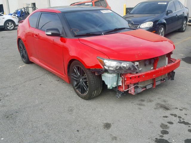 JTKJF5C74D3052799 - 2013 TOYOTA SCION TC RED photo 1