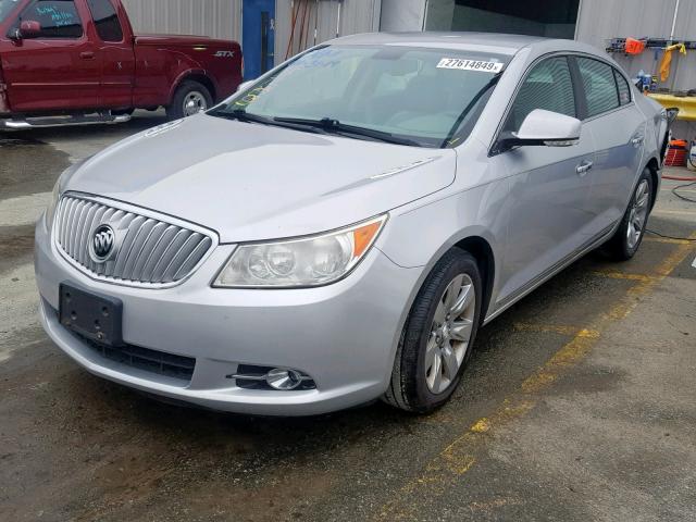 1G4GE5ED5BF391151 - 2011 BUICK LACROSSE C SILVER photo 2