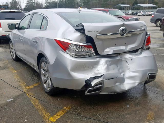 1G4GE5ED5BF391151 - 2011 BUICK LACROSSE C SILVER photo 3