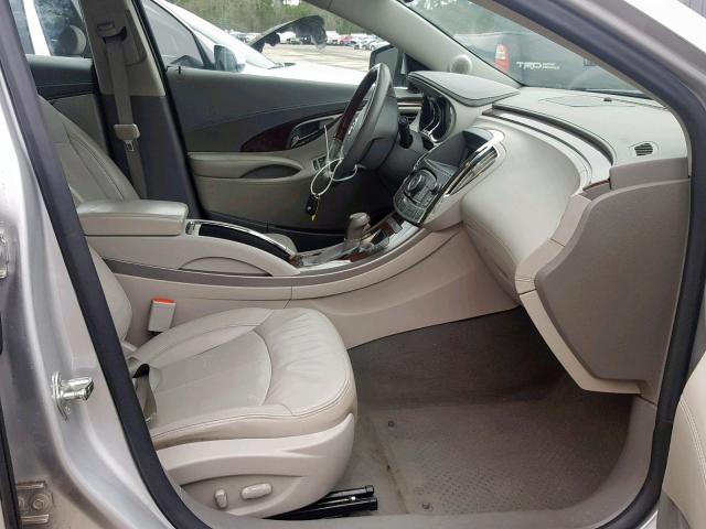1G4GE5ED5BF391151 - 2011 BUICK LACROSSE C SILVER photo 5