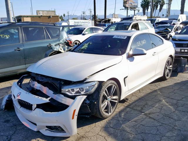 WBA3R1C53FK195389 - 2015 BMW 435 I WHITE photo 2