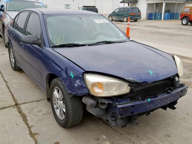1G1ZT54825F289696 - 2005 CHEVROLET MALIBU LS BLUE photo 1