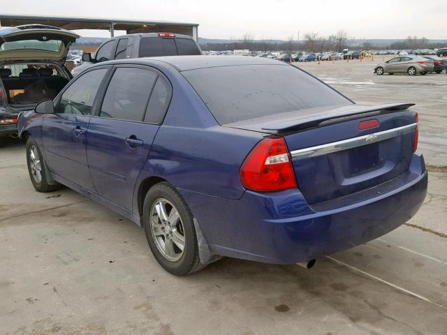 1G1ZT54825F289696 - 2005 CHEVROLET MALIBU LS BLUE photo 3