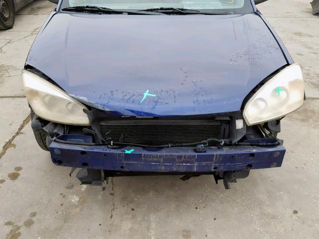 1G1ZT54825F289696 - 2005 CHEVROLET MALIBU LS BLUE photo 9