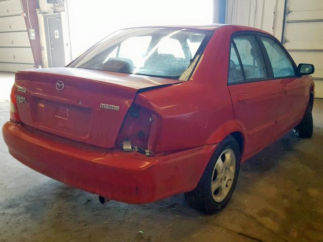 JM1BJ2219X0161383 - 1999 MAZDA PROTEGE ES RED photo 4
